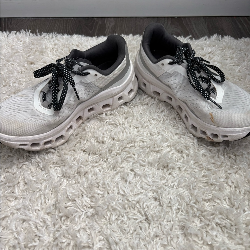 On Cloudtec Women’s All White Athletic Running Shoes - Picture 4 of 6